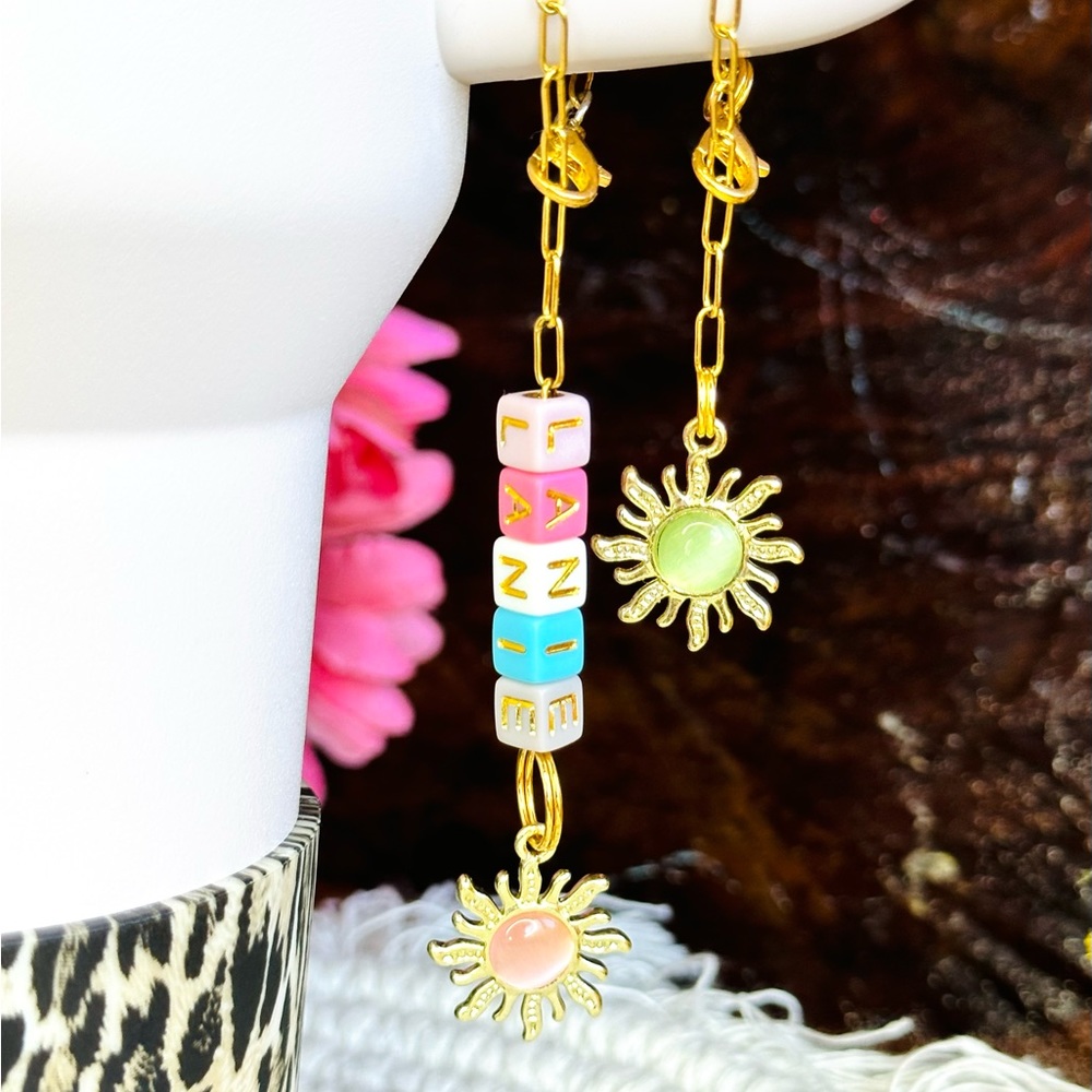 Sun Stanley Cup Accessories Stanley Cup Charm Tumbler Charm Sun Stanley Charm